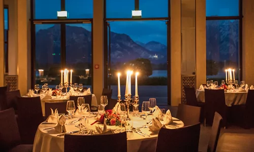 Abendstimmung im Restaurant